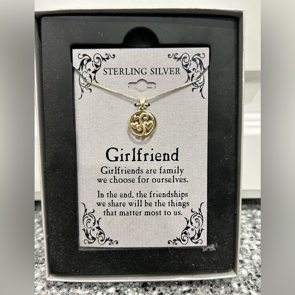 Girlfriend Sterling Silver La Rocks Necklace 24$